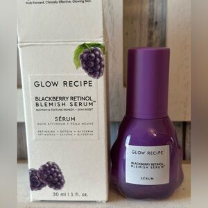 GLOW RECIPE Blackberry Retinol Blemish Serum 1oz New In Box FabFitFun Anti-Aging